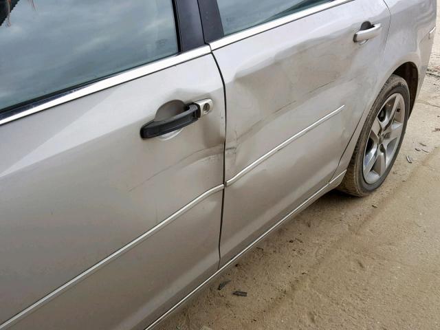 1G1ZH57B68F199125 - 2008 CHEVROLET MALIBU 1LT GRAY photo 9