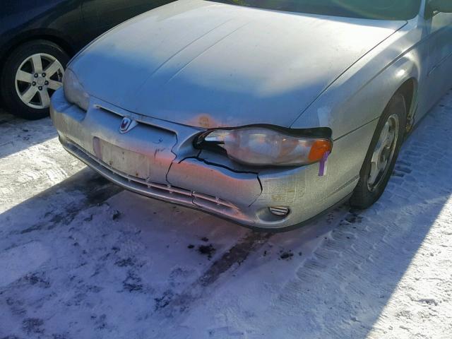 2G1WW12E329146949 - 2002 CHEVROLET MONTE CARL 银色 照片 9
