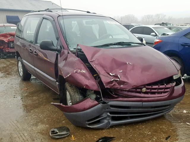 2C4GJ45G6YR760735 - 2000 CHRYSLER VOYAGER SE BURGUNDY photo 1