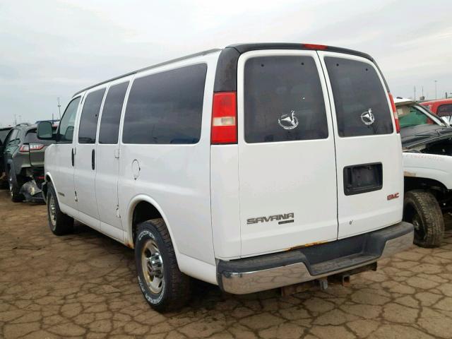 1GKHG35U461145254 - 2006 GMC SAVANA G35 WHITE photo 3