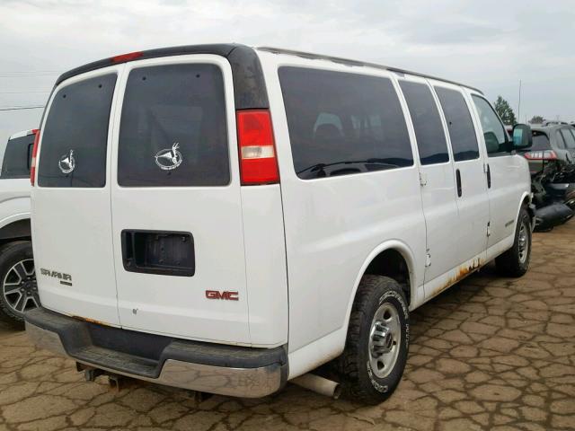 1GKHG35U461145254 - 2006 GMC SAVANA G35 WHITE photo 4