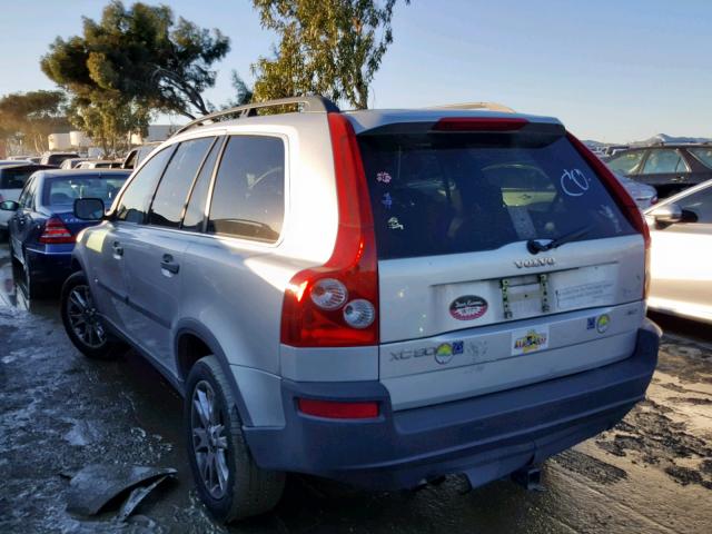 YV4CZ592661227956 - 2006 VOLVO XC90 SILVER photo 3