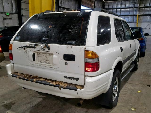 4S6CK58W6X4424611 - 1999 HONDA PASSPORT E WHITE photo 4