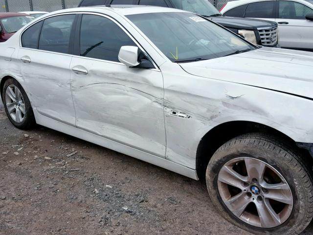 WBAXH5C54DD114669 - 2013 BMW 528 XI WHITE photo 9