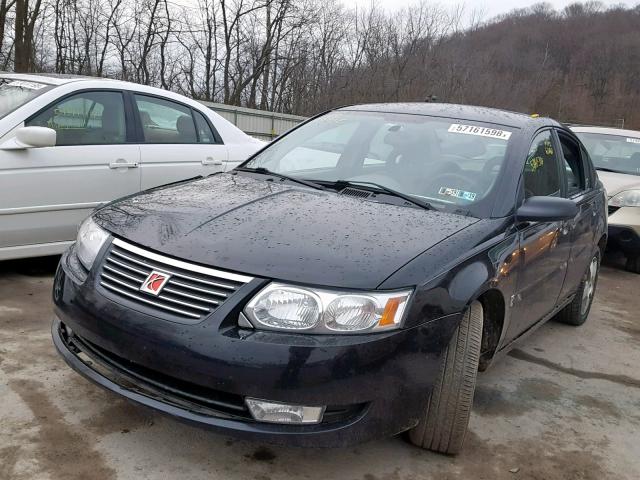 1G8AL55F57Z119832 - 2007 SATURN ION LEVEL BLACK photo 2