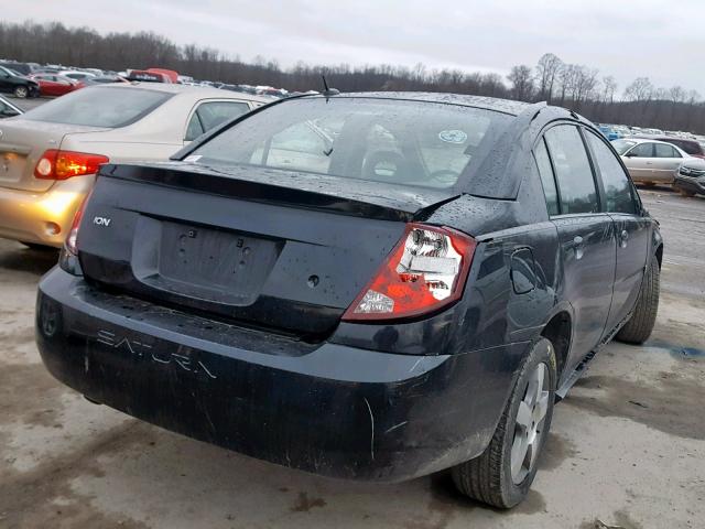 1G8AL55F57Z119832 - 2007 SATURN ION LEVEL BLACK photo 4