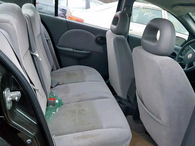 1G8AL55F57Z119832 - 2007 SATURN ION LEVEL BLACK photo 6