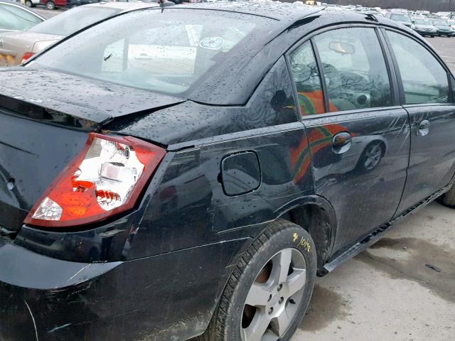1G8AL55F57Z119832 - 2007 SATURN ION LEVEL BLACK photo 9