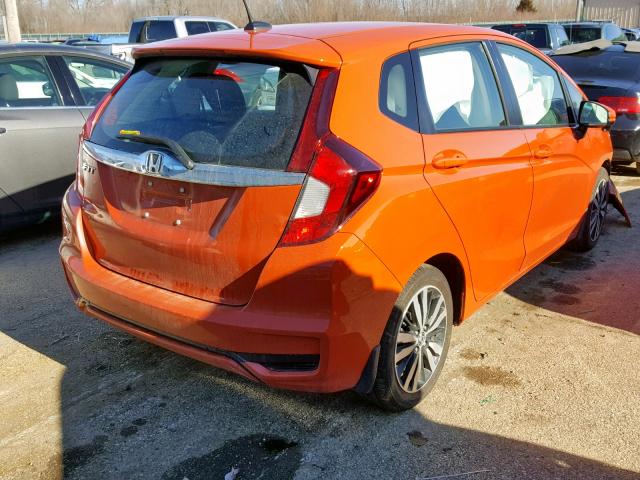 3HGGK5H80JM721595 - 2018 HONDA FIT EX ORANGE photo 4