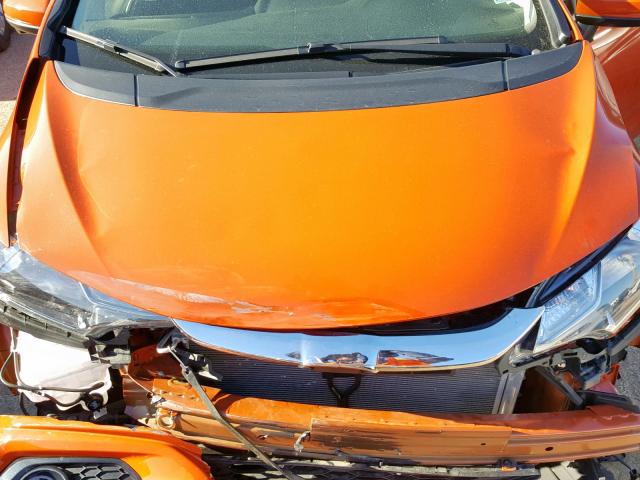 3HGGK5H80JM721595 - 2018 HONDA FIT EX ORANGE photo 7