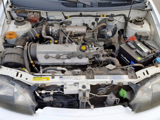 2C1MR5224W6722457 - 1998 CHEVROLET METRO LSI WHITE photo 7