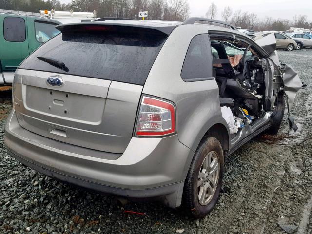 2FMDK36C48BA25049 - 2008 FORD EDGE SE GRAY photo 4