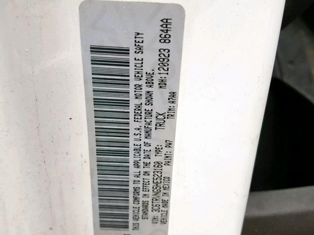 3C6TRVNG5HE523160 - 2017 RAM PROMASTER 白色 照片 10