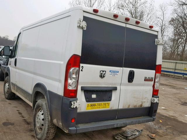 3C6TRVNG5HE523160 - 2017 RAM PROMASTER 白色 照片 3