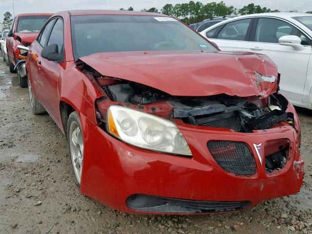 1G2ZF58BX74155736 - 2007 PONTIAC G6 VALUE L RED photo 1