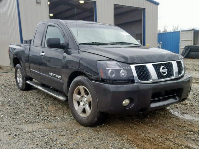 1N6BA06A06N531598 - 2006 NISSAN TITAN XE BLACK photo 1