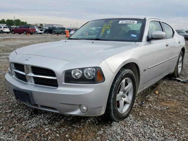 2B3CA3CV8AH162282 - 2010 DODGE CHARGER SX SILVER photo 2