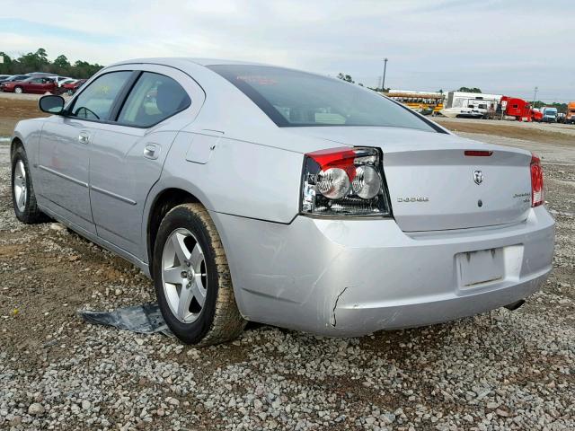 2B3CA3CV8AH162282 - 2010 DODGE CHARGER SX SILVER photo 3