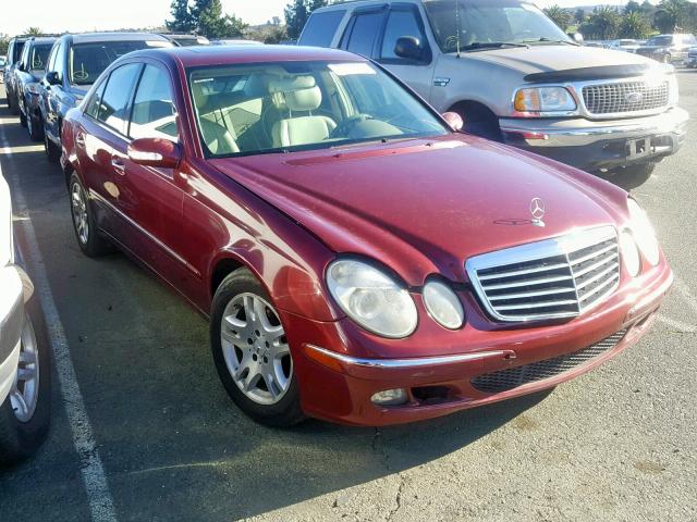 WDBUF26J25A708472 - 2005 MERCEDES-BENZ E 320 CDI RED photo 1