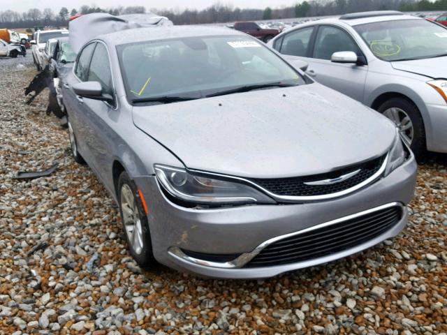 1C3CCCAG0FN756851 - 2015 CHRYSLER 200 LIMITE SILVER photo 1