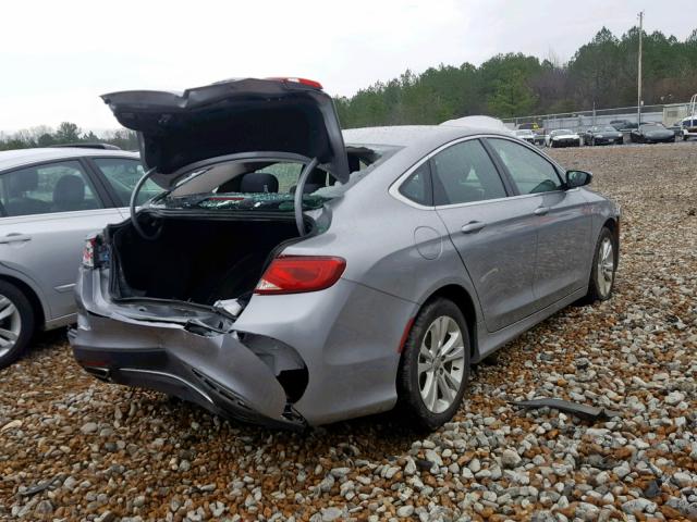 1C3CCCAG0FN756851 - 2015 CHRYSLER 200 LIMITE SILVER photo 4