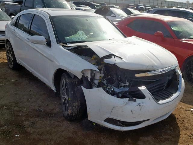 1C3CCBBB2DN674081 - 2013 CHRYSLER 200 TOURIN WHITE photo 1