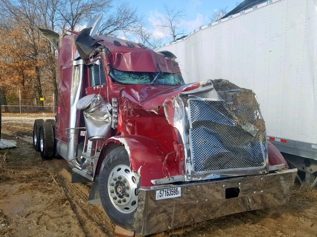 1XP5DR9X6YD511620 - 2000 PETERBILT 379 RED photo 1