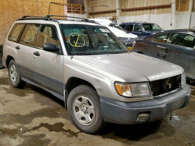 JF1SF6351YH721674 - 2000 SUBARU FORESTER L SILVER photo 1