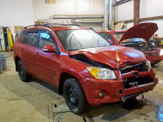 2T3BK31VX9W001907 - 2009 TOYOTA RAV4 LIMIT RED photo 1