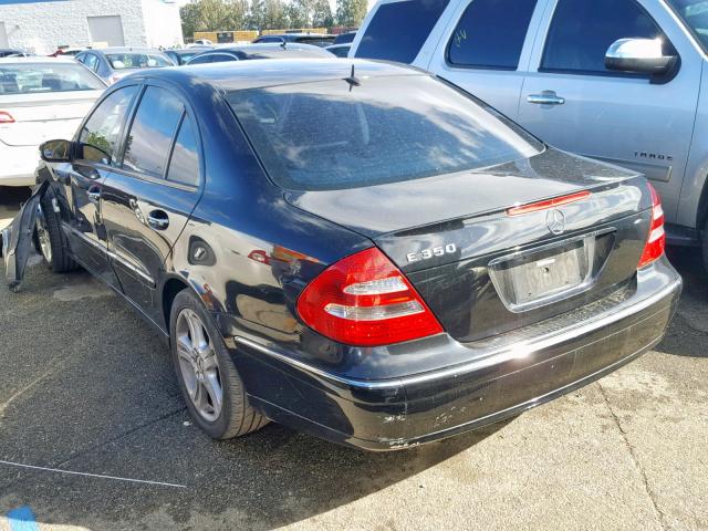 WDBUF56J26A971516 - 2006 MERCEDES-BENZ E 350 BLACK photo 3