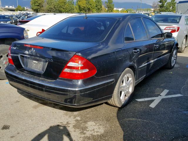 WDBUF56J26A971516 - 2006 MERCEDES-BENZ E 350 BLACK photo 4