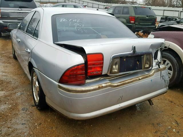 1LNHM86S31Y699699 - 2001 LINCOLN LS SILVER photo 3