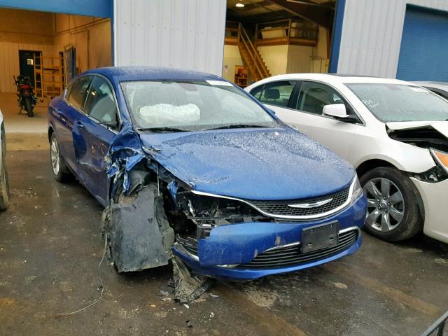 1C3CCCAB4FN638659 - 2015 CHRYSLER 200 LIMITE BLUE photo 1