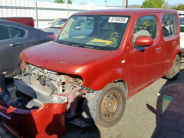 JN8AZ28R59T113029 - 2009 NISSAN CUBE BASE RED photo 2