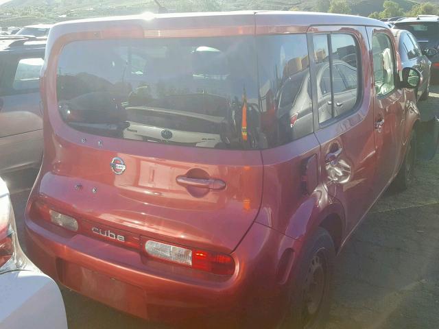 JN8AZ28R59T113029 - 2009 NISSAN CUBE BASE RED photo 4