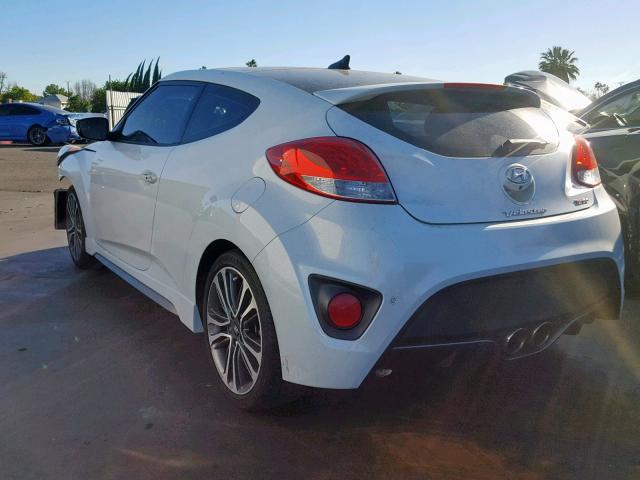 KMHTC6AE3GU292405 - 2016 HYUNDAI VELOSTER T WHITE photo 3