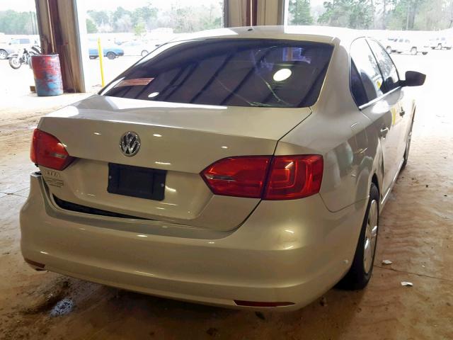 3VW2K7AJ9BM362117 - 2011 VOLKSWAGEN JETTA BASE Արծաթագույն լուսանկար 4