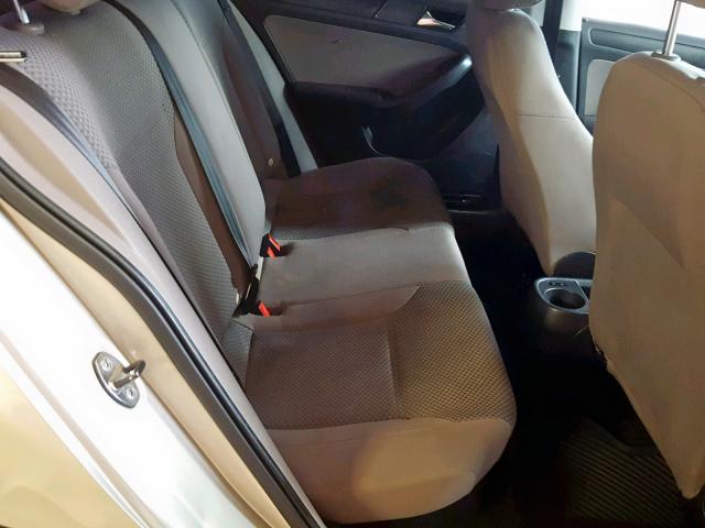 3VW2K7AJ9BM362117 - 2011 VOLKSWAGEN JETTA BASE Արծաթագույն լուսանկար 6