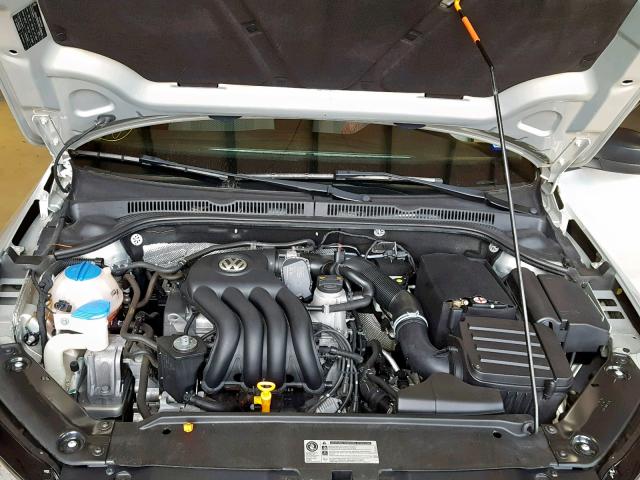 3VW2K7AJ9BM362117 - 2011 VOLKSWAGEN JETTA BASE Արծաթագույն լուսանկար 7