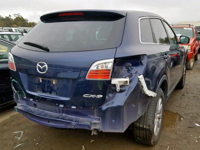 JM3TB2MV7A0204182 - 2010 MAZDA CX-9 BLUE photo 4