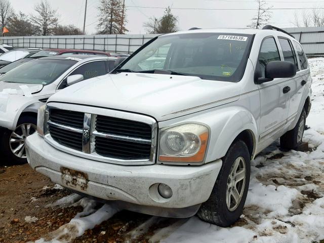 1D4HB48D34F130663 - 2004 DODGE DURANGO SL WHITE photo 2