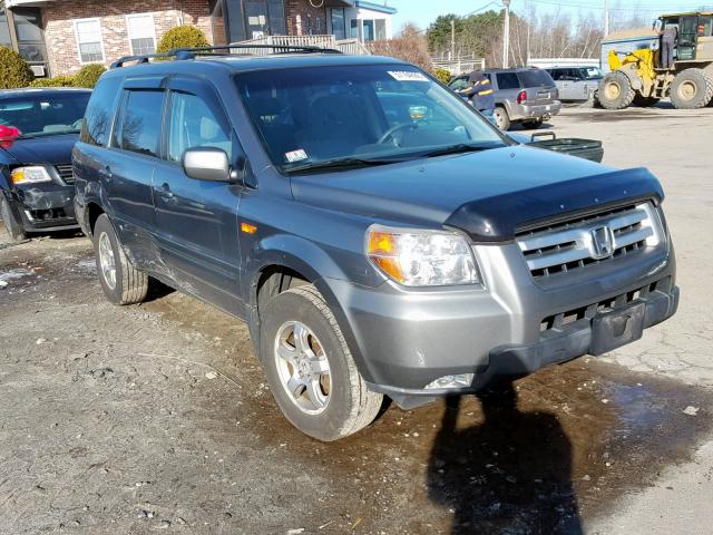 5FNYF28338B030733 - 2008 HONDA PILOT SE GRAY photo 1