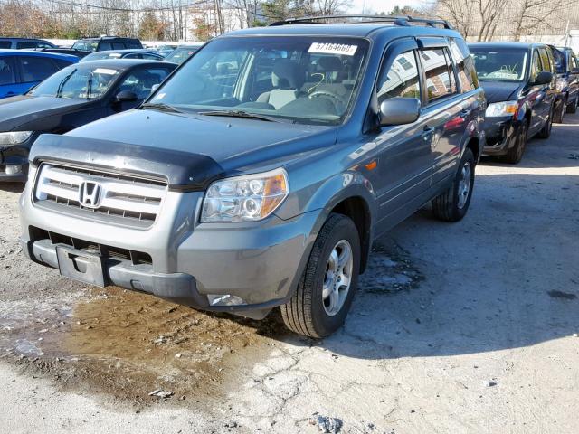 5FNYF28338B030733 - 2008 HONDA PILOT SE GRAY photo 2