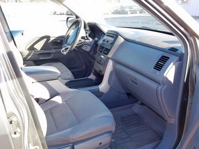 5FNYF28338B030733 - 2008 HONDA PILOT SE GRAY photo 5