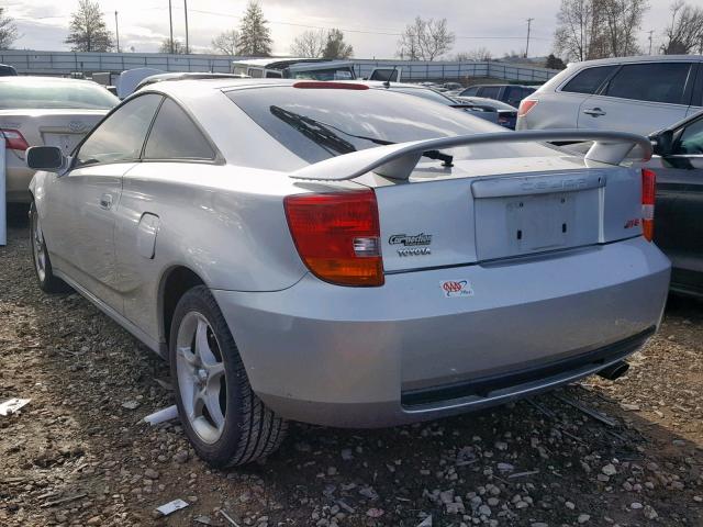 JTDDY32T110038325 - 2001 TOYOTA CELICA GT- SILVER photo 3