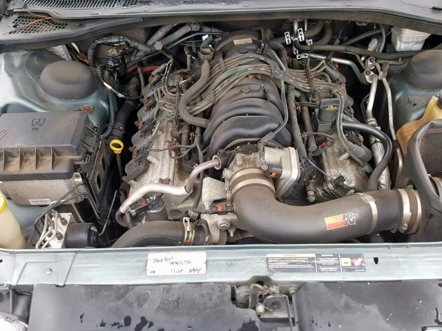 2C3JA63H05H126095 - 2005 CHRYSLER 300C GREEN photo 7