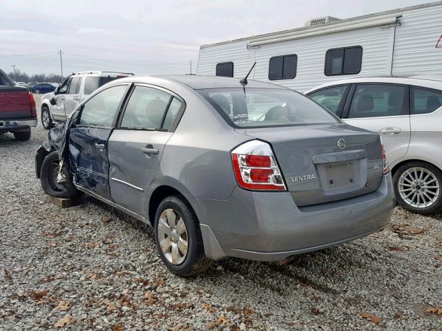 3N1AB61E77L715692 - 2007 NISSAN SENTRA 2.0 GRAY photo 3