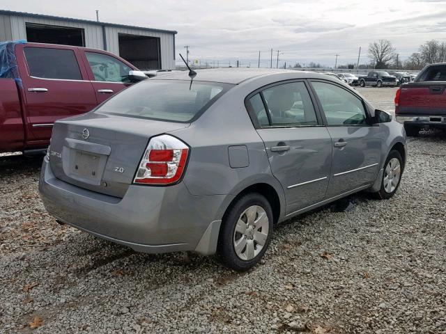 3N1AB61E77L715692 - 2007 NISSAN SENTRA 2.0 GRAY photo 4