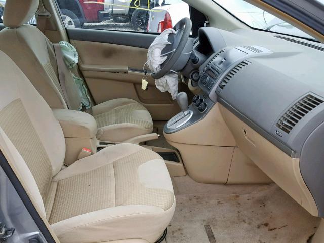 3N1AB61E77L715692 - 2007 NISSAN SENTRA 2.0 GRAY photo 5