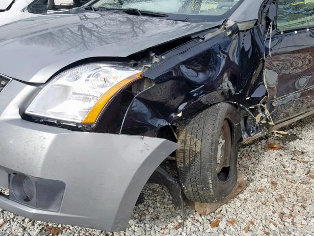 3N1AB61E77L715692 - 2007 NISSAN SENTRA 2.0 GRAY photo 9